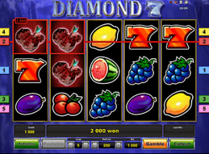 Игровой автомат Diamond 7 в азартном клубе Вулкан